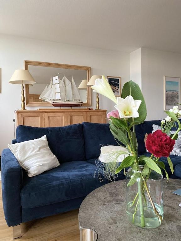 Villa Seeblick Warnemuende - Fewo Mit Meerblick Und Balkon Direkt Am Strand Fuer 2-4 Pers Росток Экстерьер фото